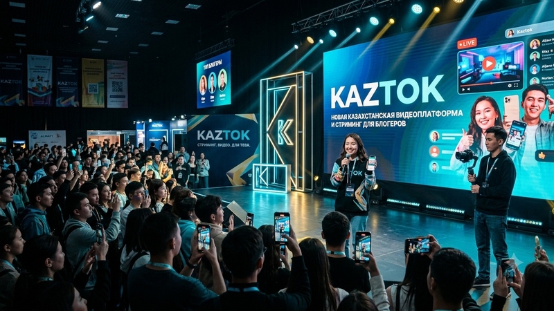 Kaztok тұсаукесері - қысқа бейне, стриминг және жасанды интеллекттің жаңа қазақстандық медиа платформасы