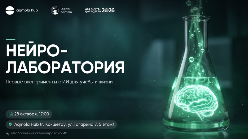 Aqmola Hub | 🧪 Нейро-Лаборатория: Оқу мен өмірге арналған ЖИ-мен алғашқы тәжірибелер