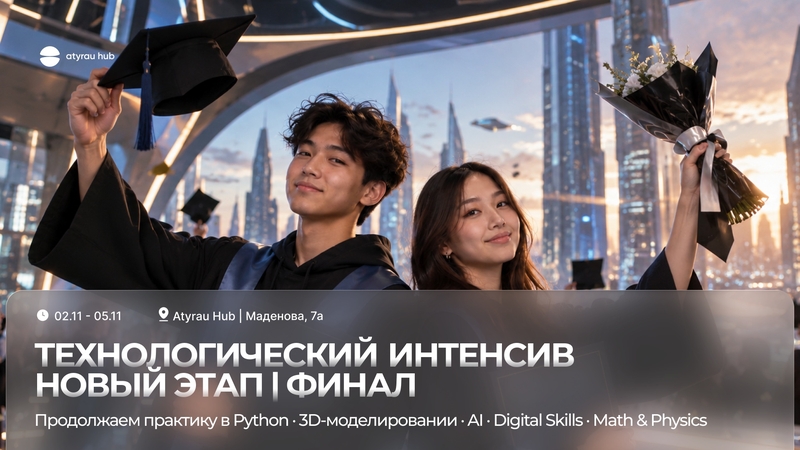 🎓 Технологиялық интенсивтің қорытынды аптасы!