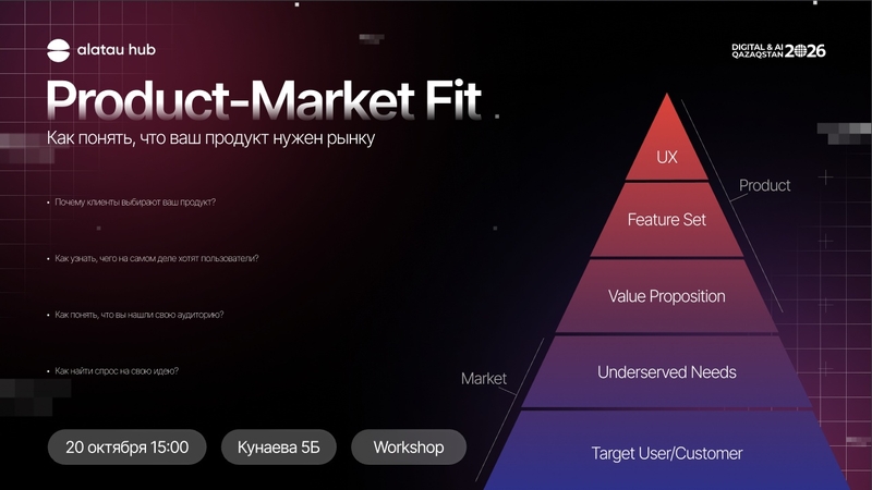 Alatau Hub | Workshop: Product-Market Fit